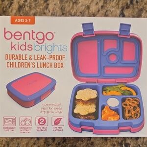 Bentigo Kids Brights Pink and Purple Lunch Box